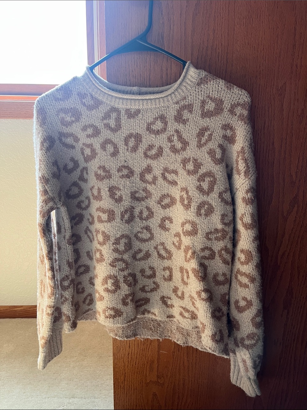 Cheetah Print Sweater